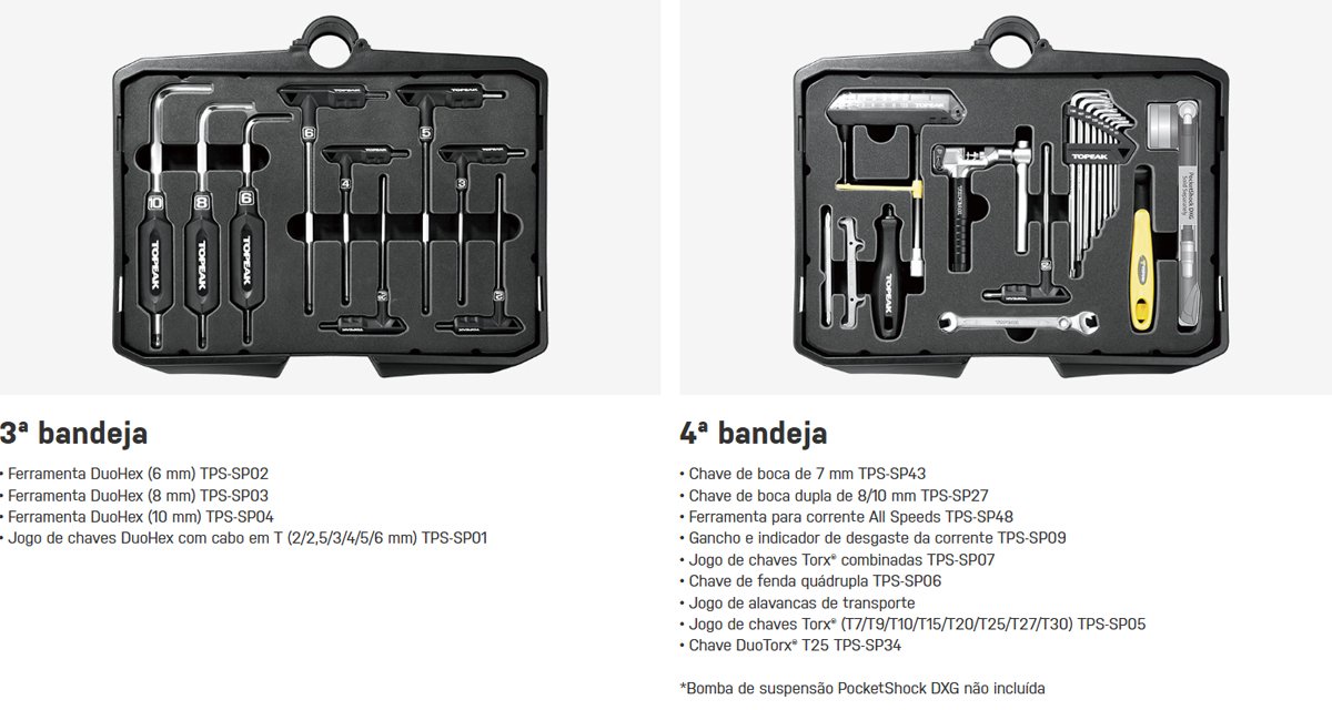 Caixa de Ferramentas para Bicicleta Topeak PrepStation Pro - Bike